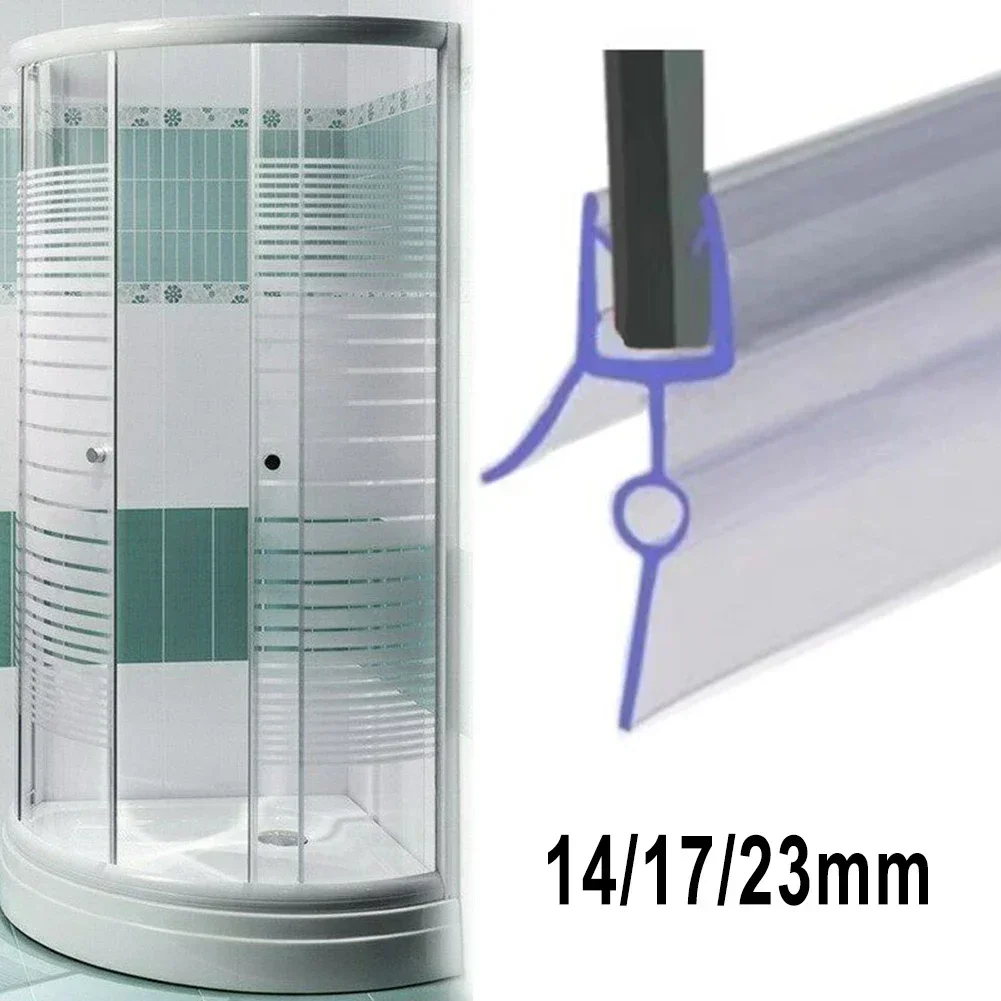 Shower Door Bottom Seal Strip Sweep - 2 Stuks 50 Cm Siliconen Douchebarrière