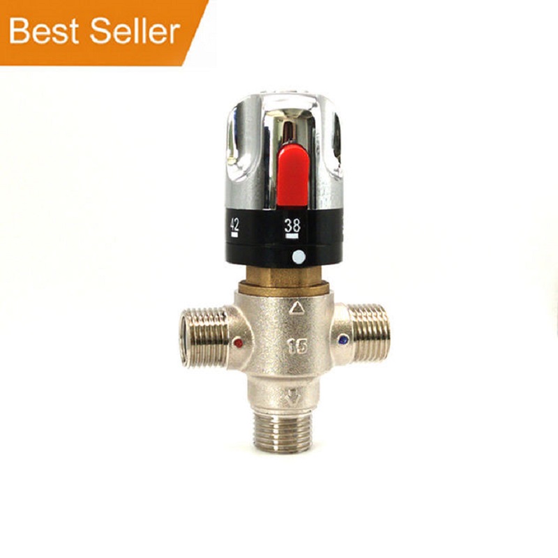 Thermostatic Shower Faucet Valve 3 Way - DN15 Thermostatische Water Mengkraan, 3 Weg