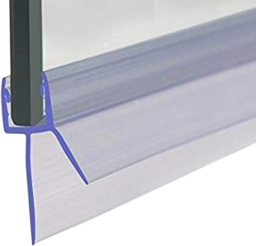 Shower Door Bottom Seal Strip Sweep - 1/2/3 stuks Frameloze Douchedeur Bodemafdichting met