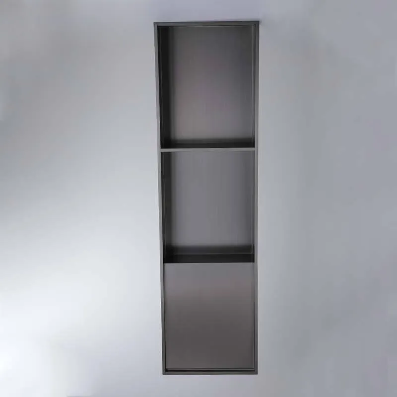 Shower Niche Stainless Steel Recessed - Wandmontage douche nis van roestvrij staal,