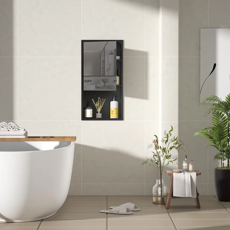 Shower Niche Stainless Steel Recessed - Badkamer Inbouw Douche Wandnische SUS 304