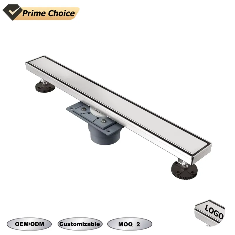 Linear Shower Drain Stainless 304 Tile In - Moderne 304 roestvrijstalen lineaire doucheafvoer met
