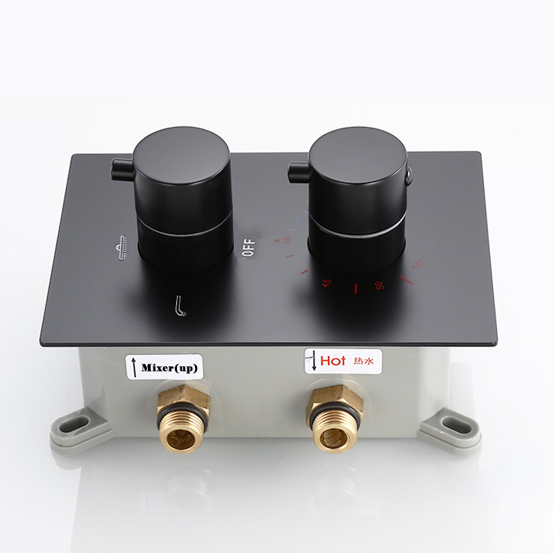 Thermostatic Shower Faucet Valve 3 Way - Mengkraan 2 of 3-weg verborgen, eenvoudig