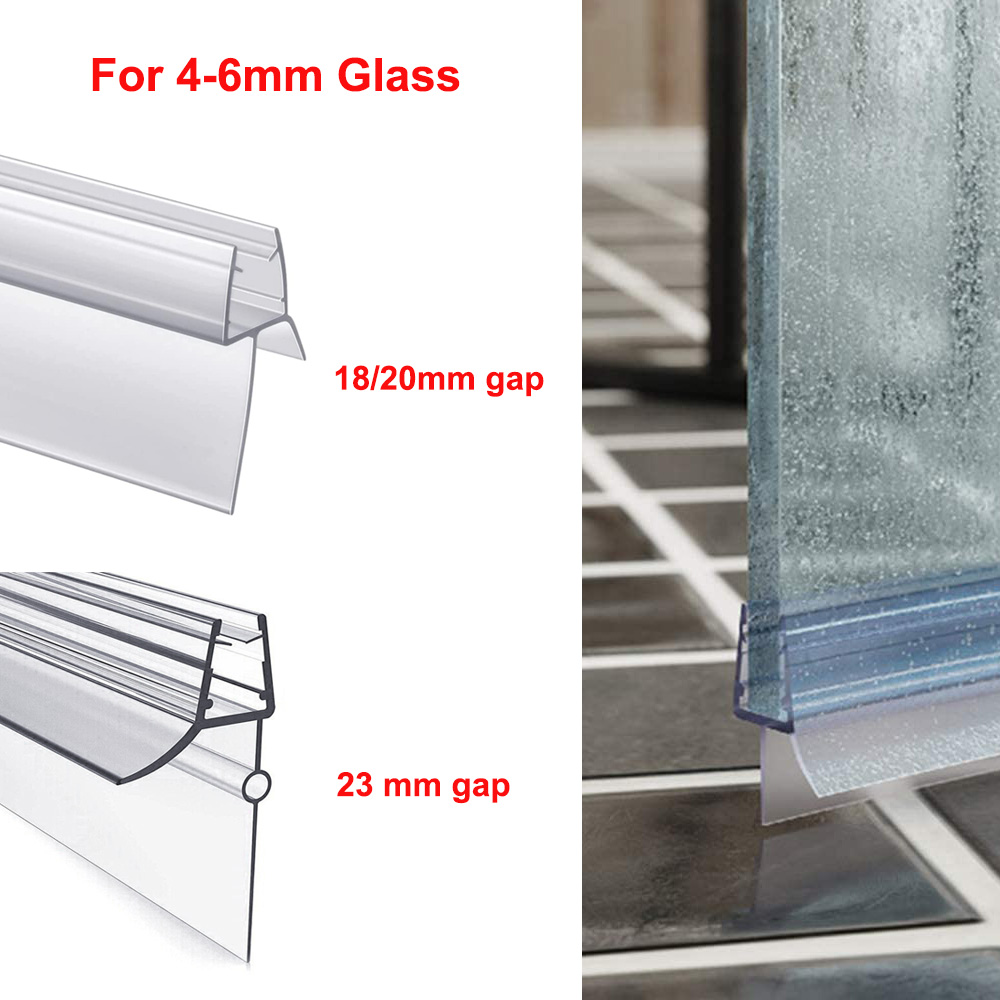 Shower Door Bottom Seal Strip Sweep - Glazen Deur Douche Afdichtstrip Badkamer Douche
