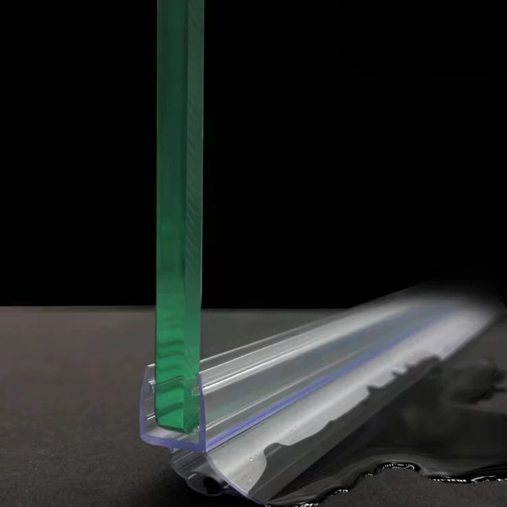 Shower Door Bottom Seal Strip Sweep - Douchedeur Bodemafdichting 8-12mm openingen 50cm glazen