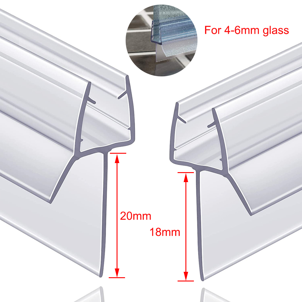 Shower Door Bottom Seal Strip Sweep - Bad Douche Scherm Deur Afdichting Strip