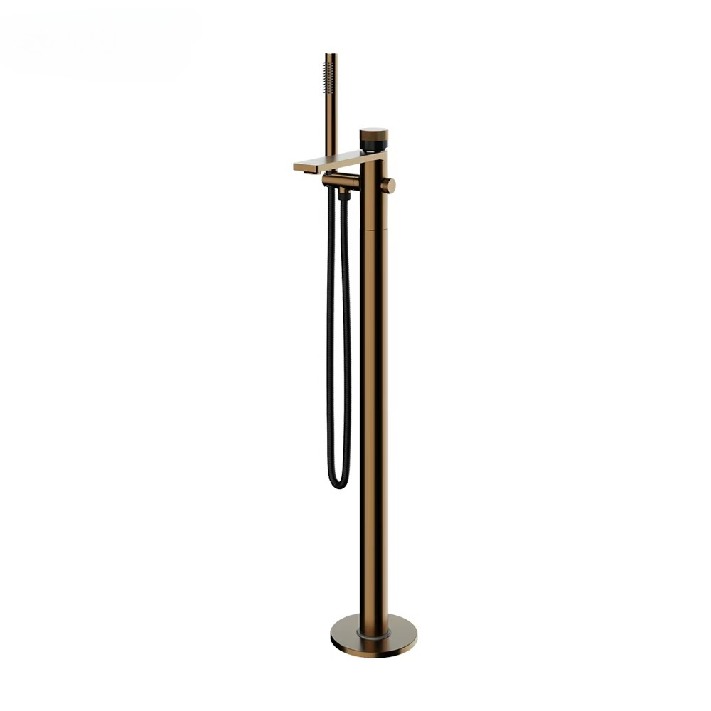 Freestanding Bathtub Filler Faucet Floor - Hoogwaardige hotel moderne vloer badkuipkraan voor