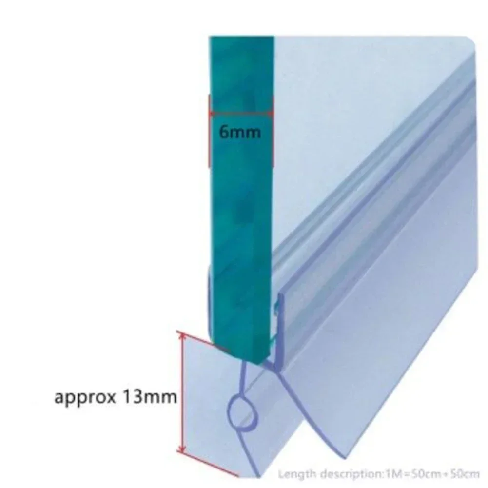 2 Stuks 50 Cm Siliconen Douche - Shower Door Bottom Seal Strip Sweep recensie en prijs