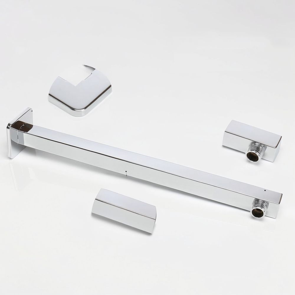 Moderne, matzwarte, vierkante  - Rainfall Shower Head Ceiling Mount 16 Inch recensie en prijs