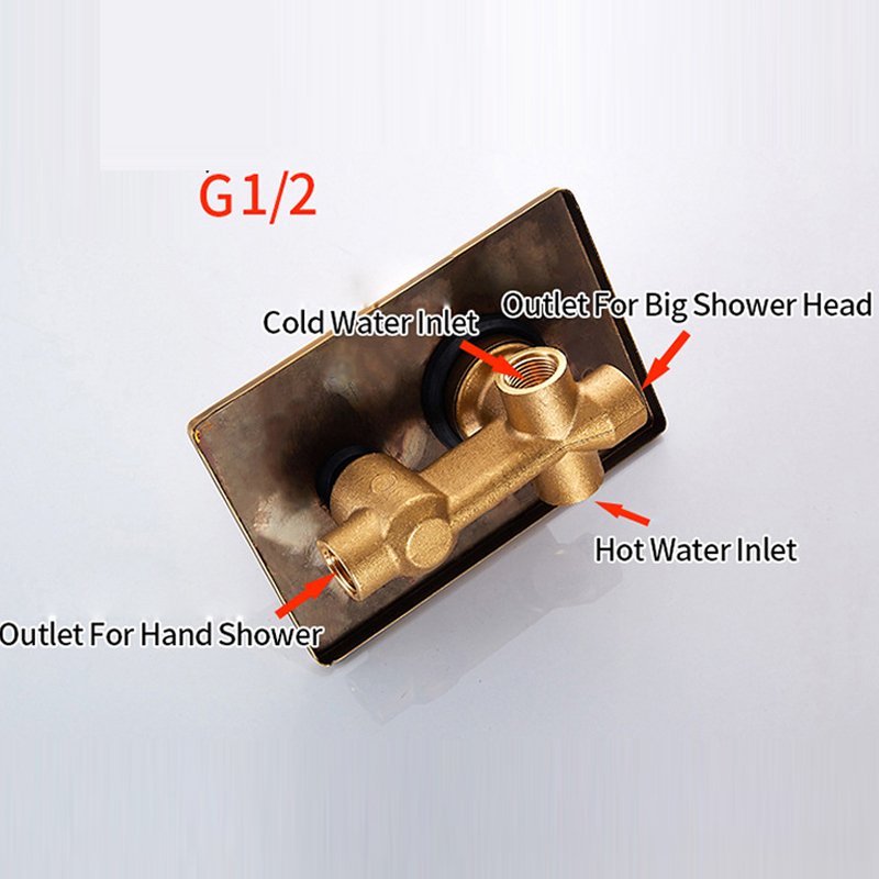 Antiek Messing Verborgen Douch - Concealed Thermostatic Shower System Set recensie en prijs