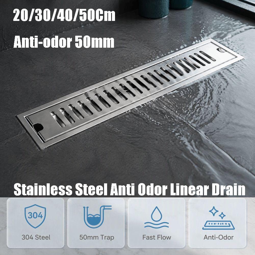 20/30/40/50 cm lineaire douche - Linear Shower Drain Stainless 304 Tile In recensie en prijs