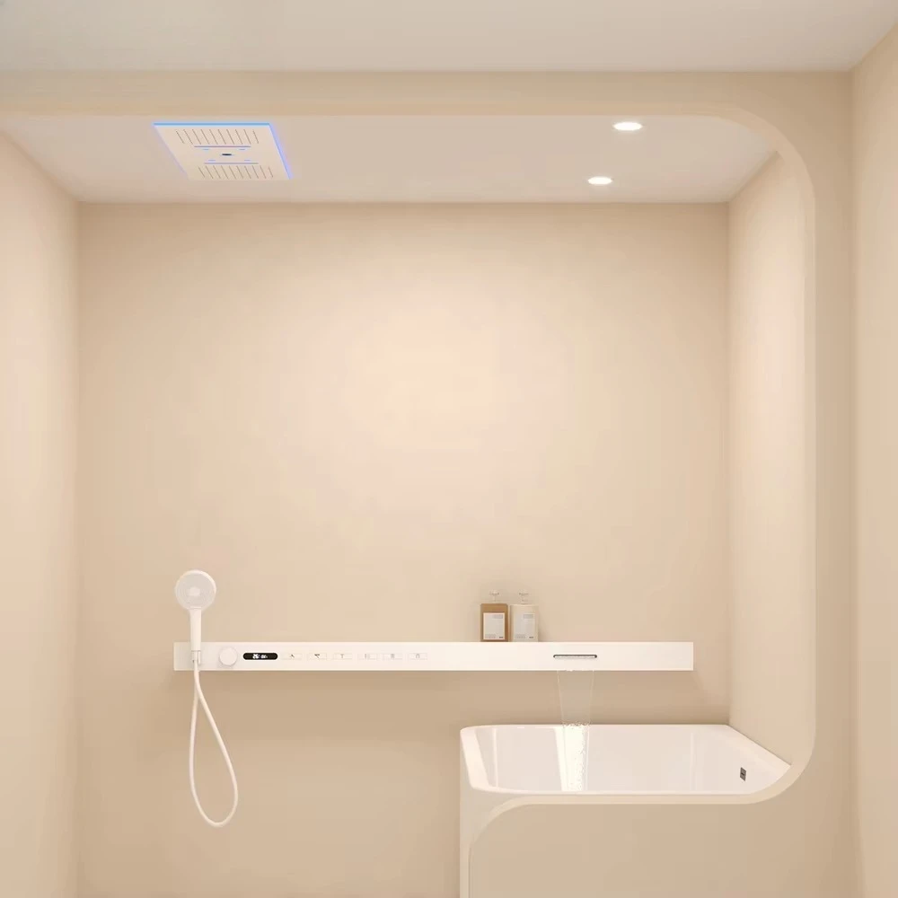 2026 Muziek Douchekop LED 1400 - Led Rainfall Shower Head Waterfall recensie en prijs