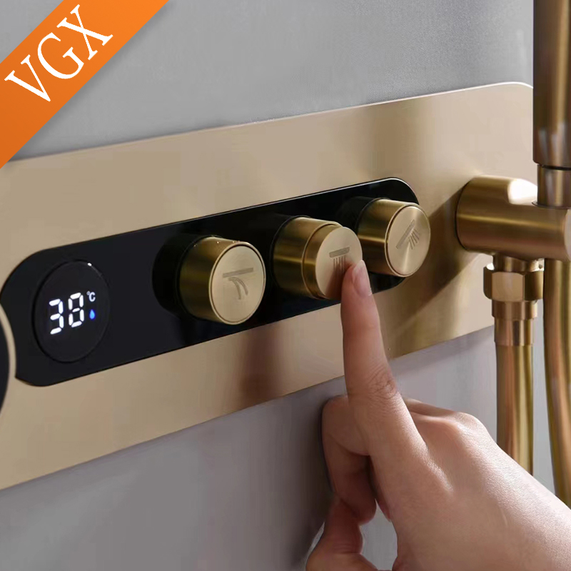 VGX Verborgen Thermostatisch D - Concealed Thermostatic Shower System Set recensie en prijs