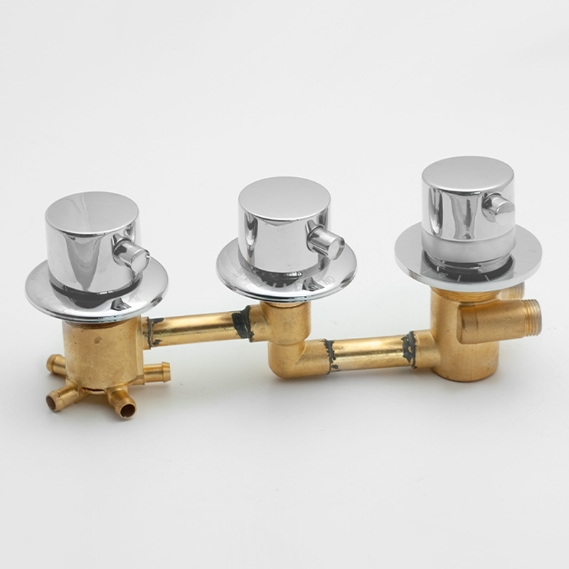 Nieuwe Triple Handle Thermosta - Thermostatic Shower Faucet Valve 3 Way recensie en prijs
