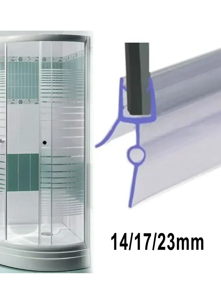 14/17/23mm Douche Scherm Afdic - Shower Door Bottom Seal Strip Sweep recensie en prijs