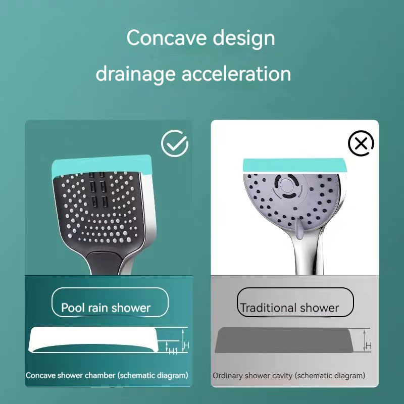 3-modi Handdouche met borstel  - Handheld Shower Head High Pressure Filter recensie en prijs
