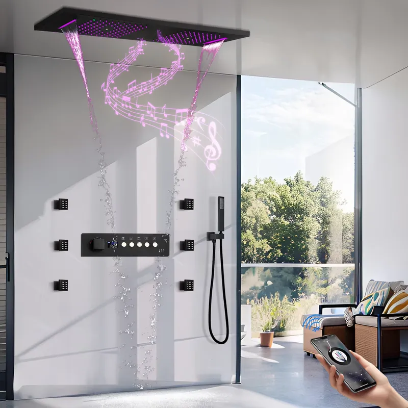 Slimme plafondregendouche set  - Concealed Thermostatic Shower System Set recensie en prijs