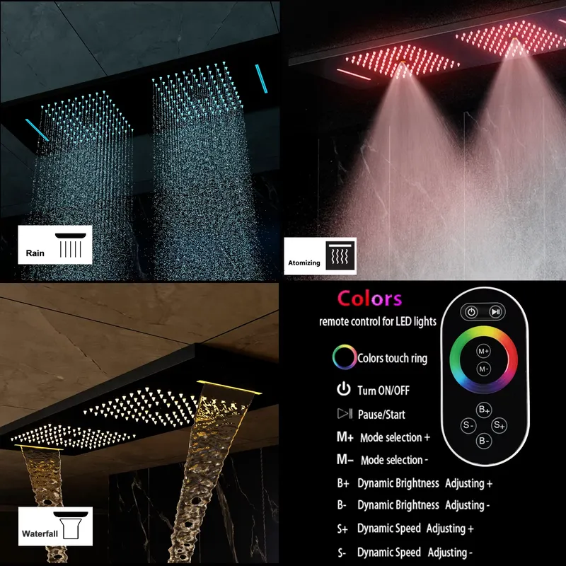 Slimme plafondregendouche set  - Concealed Thermostatic Shower System Set recensie en prijs