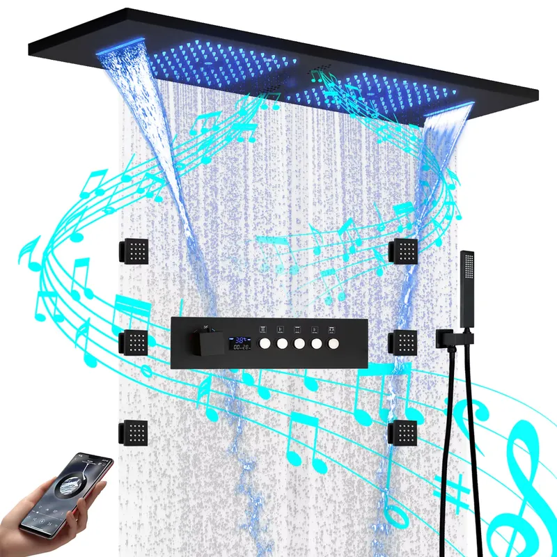 Slimme plafondregendouche set  - Concealed Thermostatic Shower System Set recensie en prijs