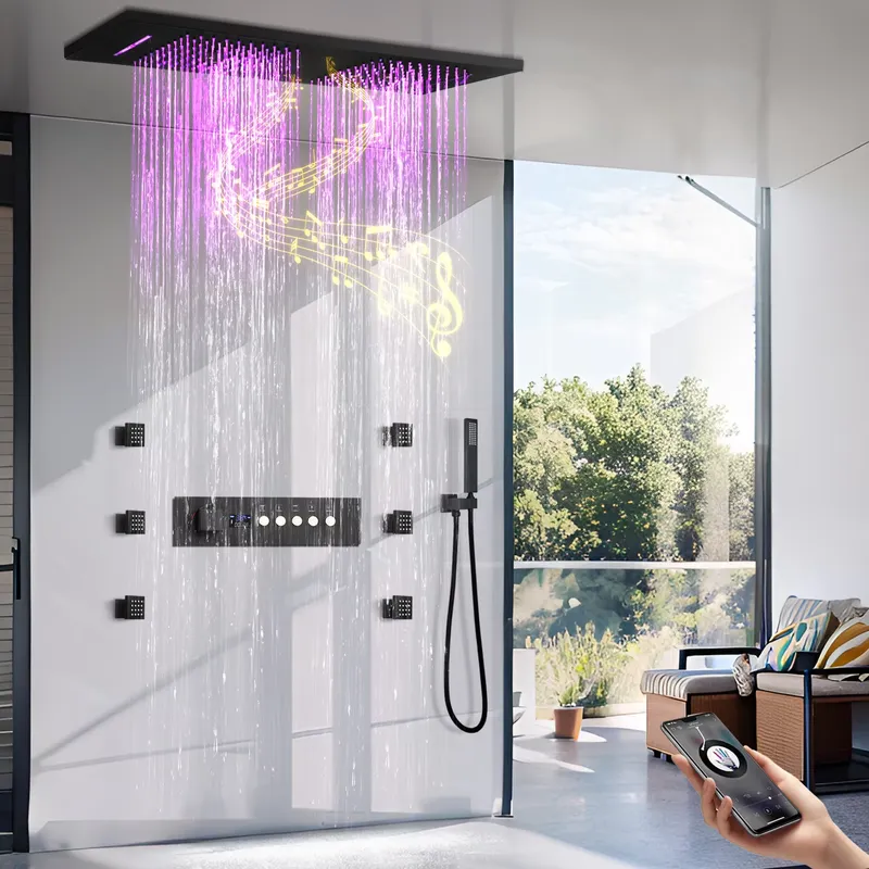 Slimme plafondregendouche set  - Concealed Thermostatic Shower System Set recensie en prijs