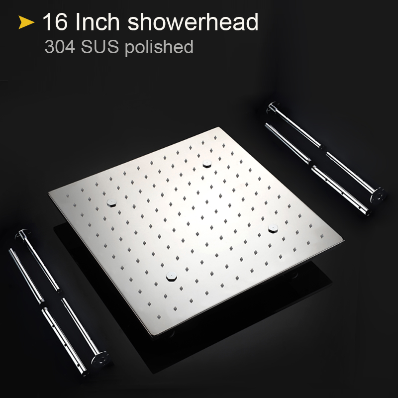 Hoge kwaliteit 16 inch regendo - Rainfall Shower Head Ceiling Mount 16 Inch recensie en prijs