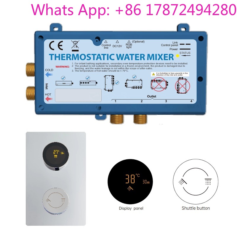 WiFi APP-gestuurde verborgen d - Concealed Thermostatic Shower System Set recensie en prijs