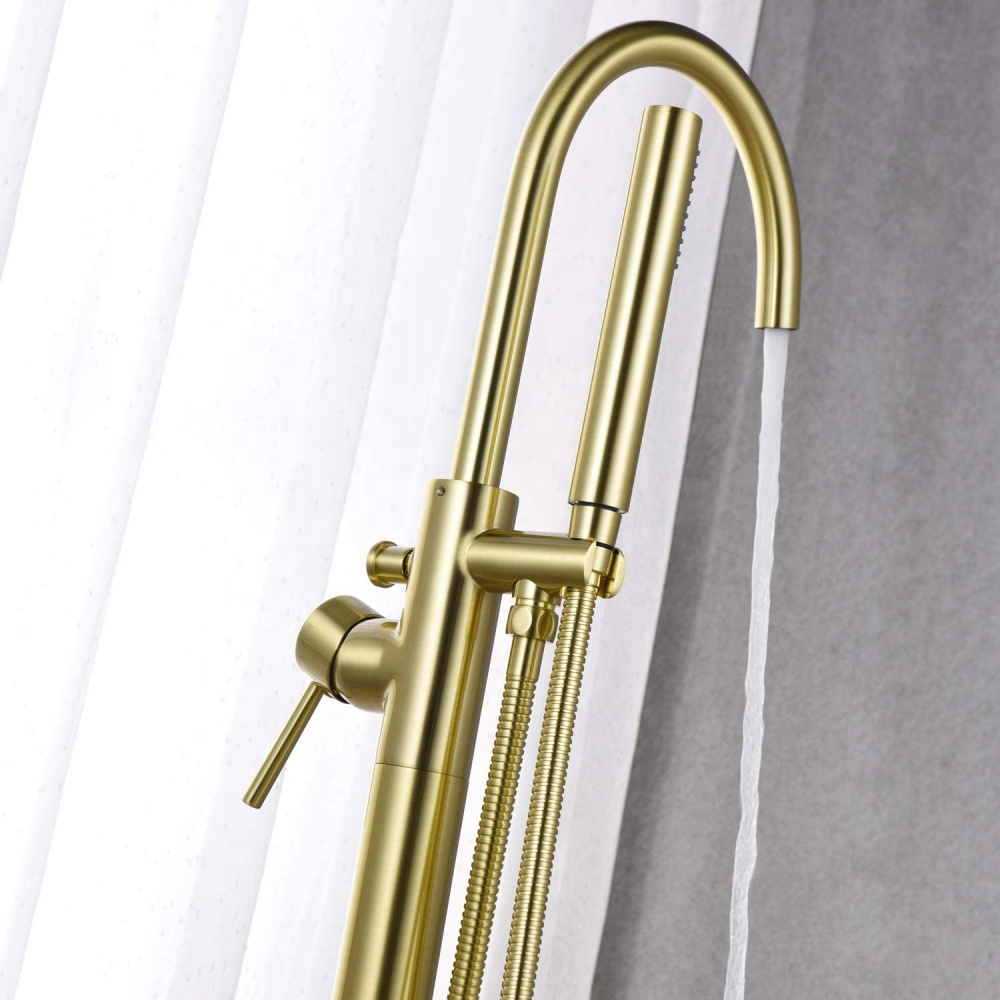 Vrijstaande badvuller Waterval - Freestanding Bathtub Filler Faucet Floor recensie en prijs