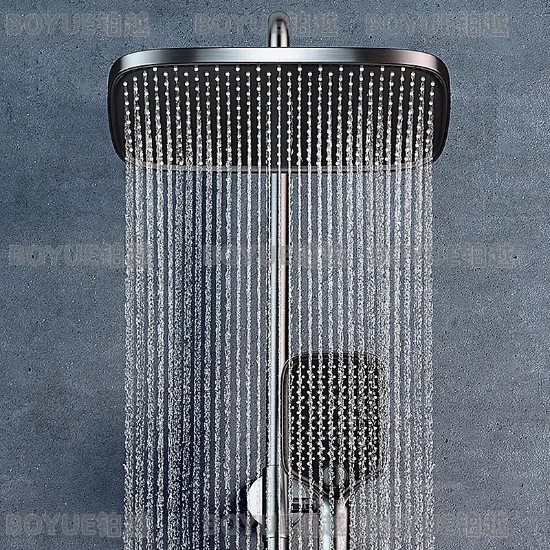 Grijze pianoknop thermostaat d - Concealed Thermostatic Shower System Set recensie en prijs