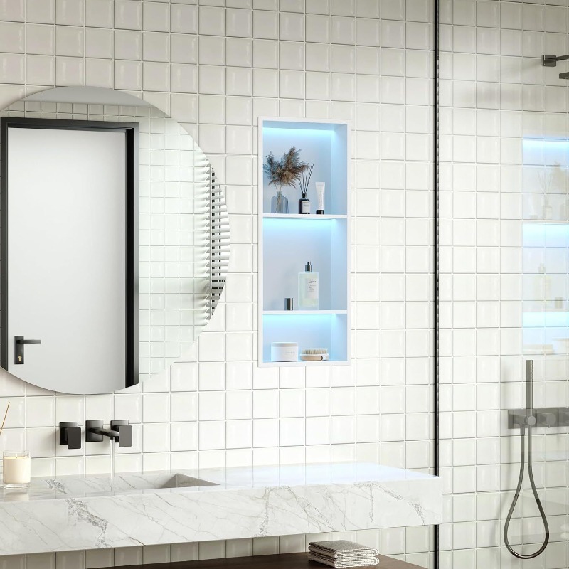 RVS nis-kast toilet inbouw bad - Shower Niche Stainless Steel Recessed recensie en prijs