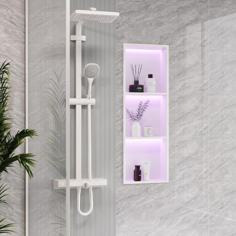 RVS nis-kast toilet inbouw bad - Shower Niche Stainless Steel Recessed recensie en prijs