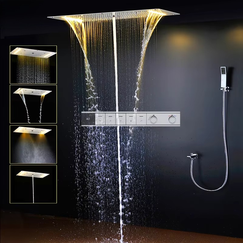 Badkamer Smart LED Regendouche - Led Rainfall Shower Head Waterfall recensie en prijs
