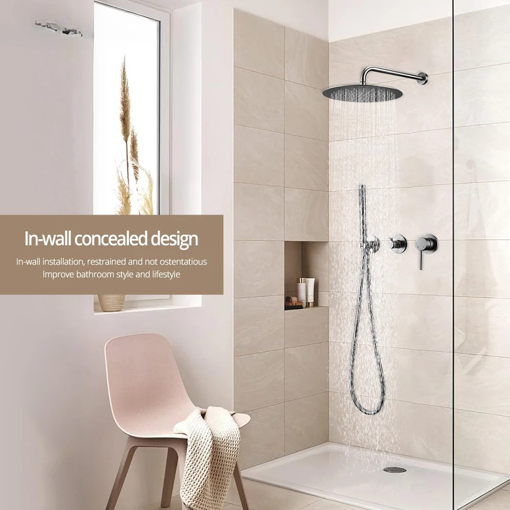 8-16'' Inbouw wandmontage douc - Shower Arm Ceiling Mount Brass Chrome recensie en prijs