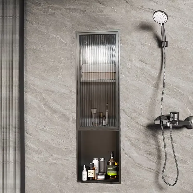 Moderne hoekdouche-inbouwkast  - Shower Niche Stainless Steel Recessed recensie en prijs