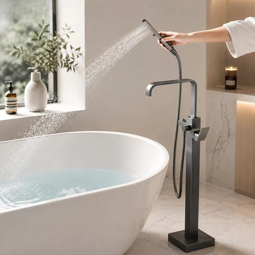 Vloermodel badmengkraan, messi - Freestanding Bathtub Filler Faucet Floor recensie en prijs
