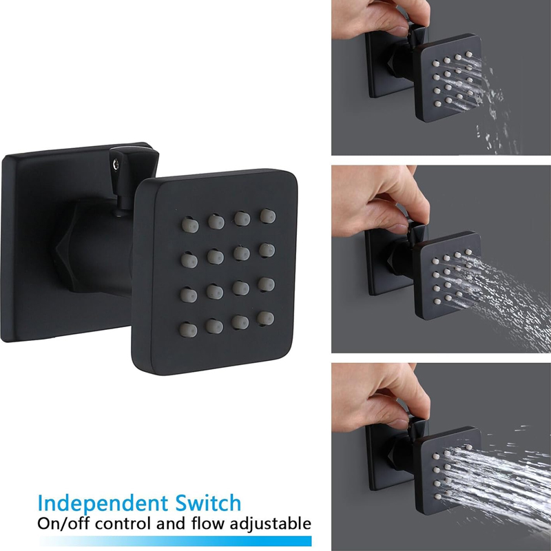 Nieuw modern thermostatisch in - Concealed Thermostatic Shower System Set recensie en prijs