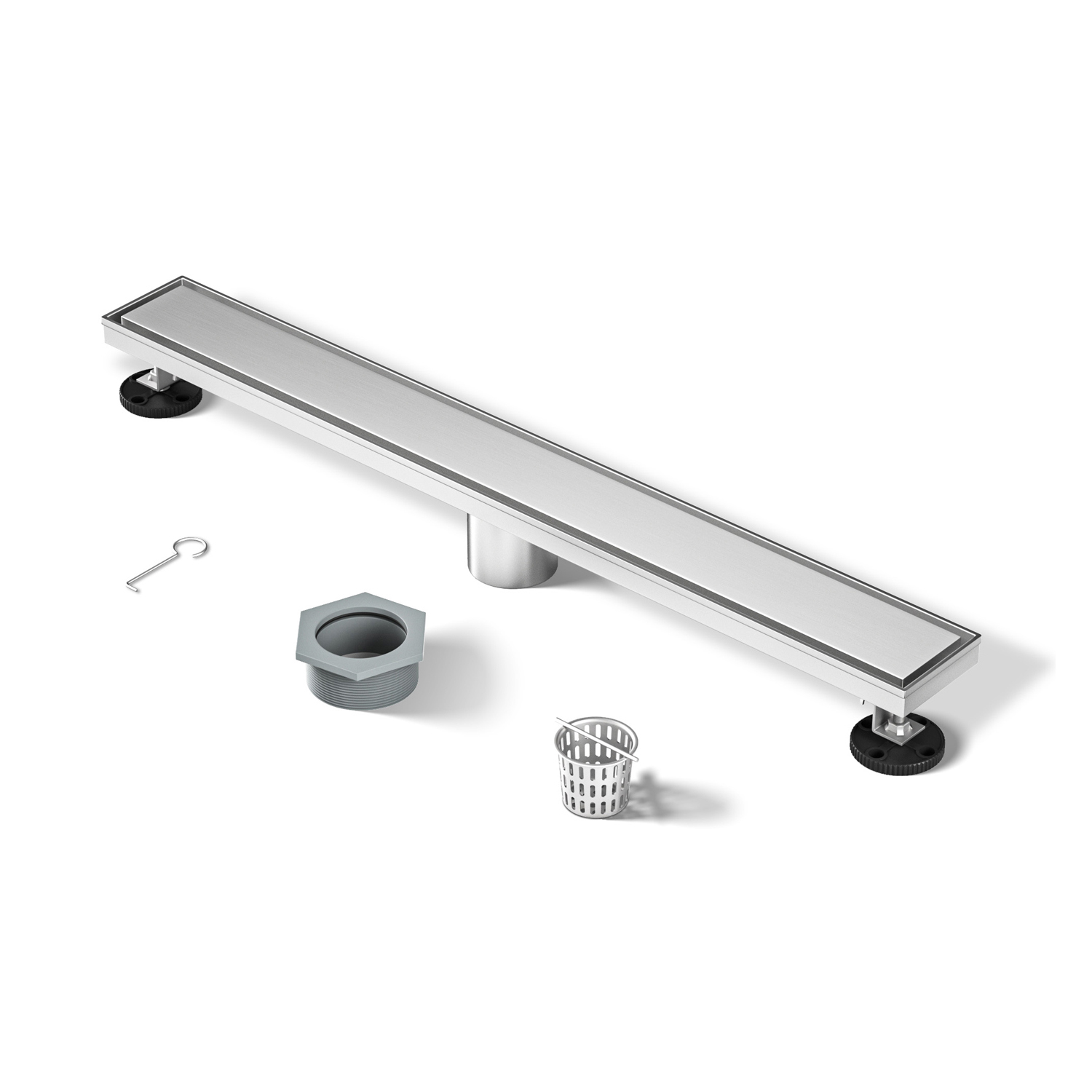 Moderne aanpasbare 304 roestvr - Linear Shower Drain Stainless 304 Tile In recensie en prijs