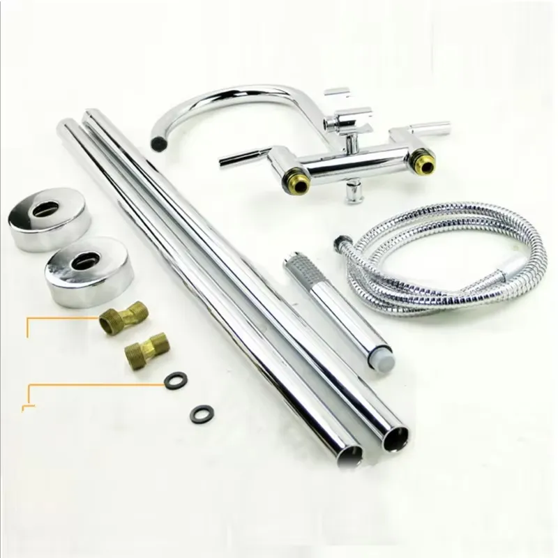 Geborstelde, op de vloer gemon - Freestanding Bathtub Filler Faucet Floor recensie en prijs