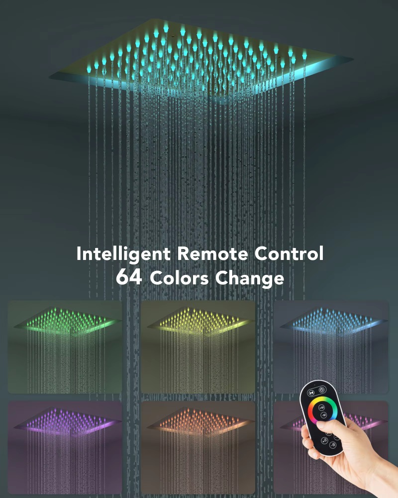 Badkamer Chroom Plafondmontage - Concealed Thermostatic Shower System Set recensie en prijs