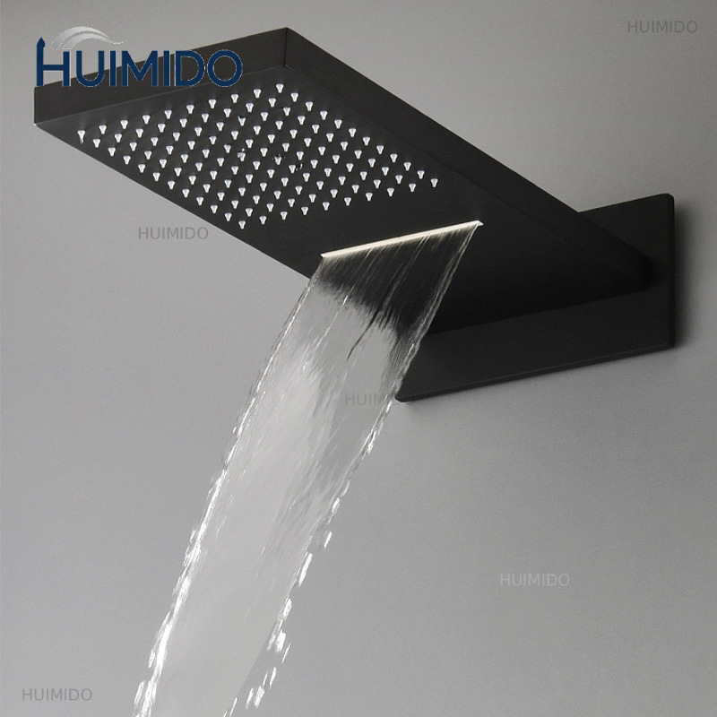 Zwarte douchekop Regendouche W - Led Rainfall Shower Head Waterfall recensie en prijs