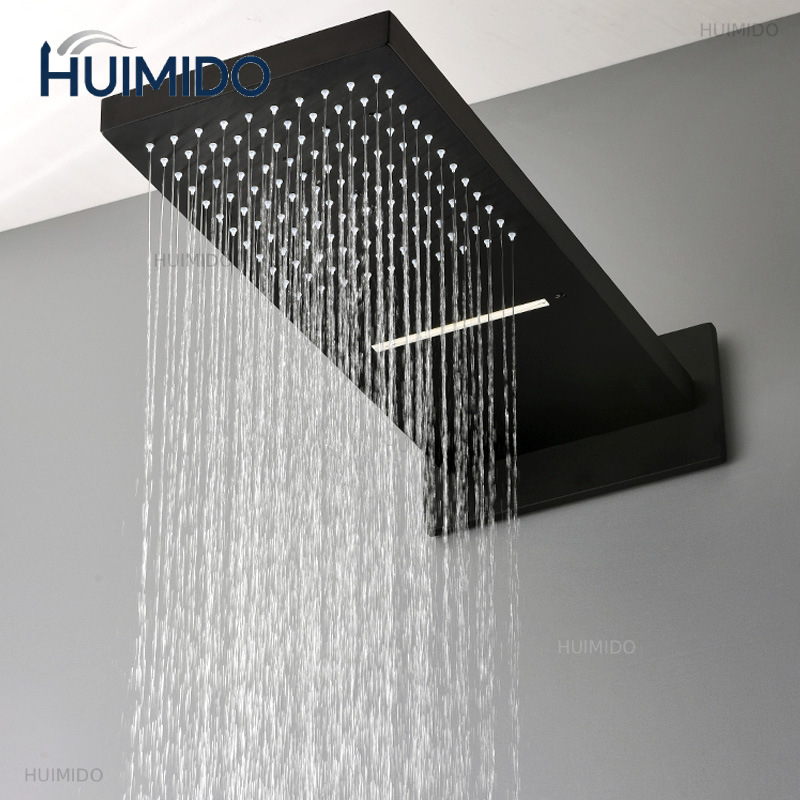 Zwarte douchekop Regendouche W - Led Rainfall Shower Head Waterfall recensie en prijs