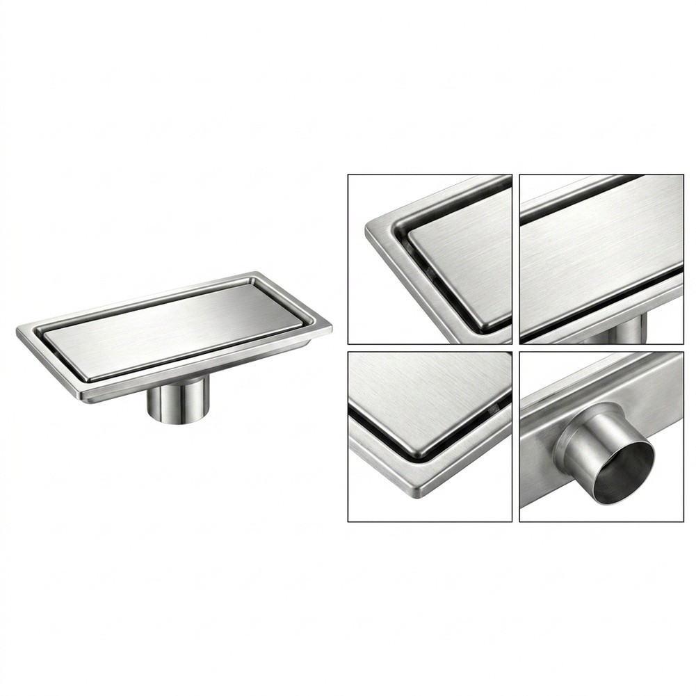 Lineaire doucheafvoer met gebo - Linear Shower Drain Stainless 304 Tile In recensie en prijs