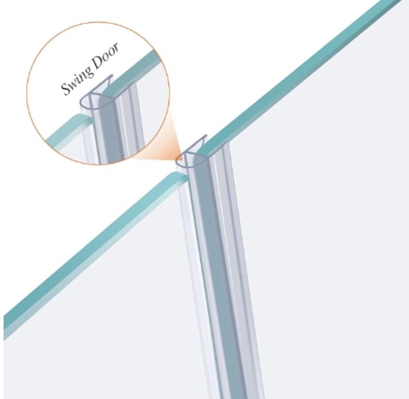 PVC Douche Scherm Afdichting S - Shower Door Bottom Seal Strip Sweep recensie en prijs
