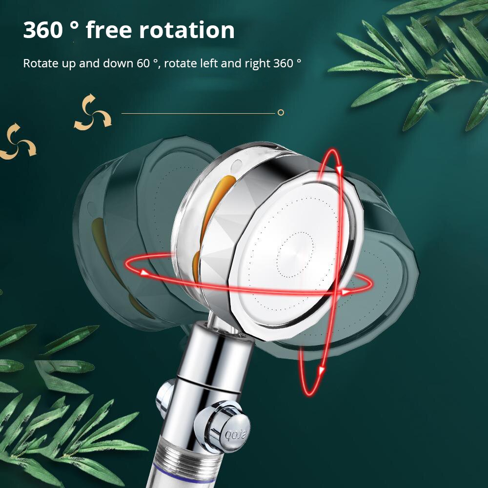Nieuwe propeller aangedreven d - Handheld Shower Head High Pressure Filter recensie en prijs