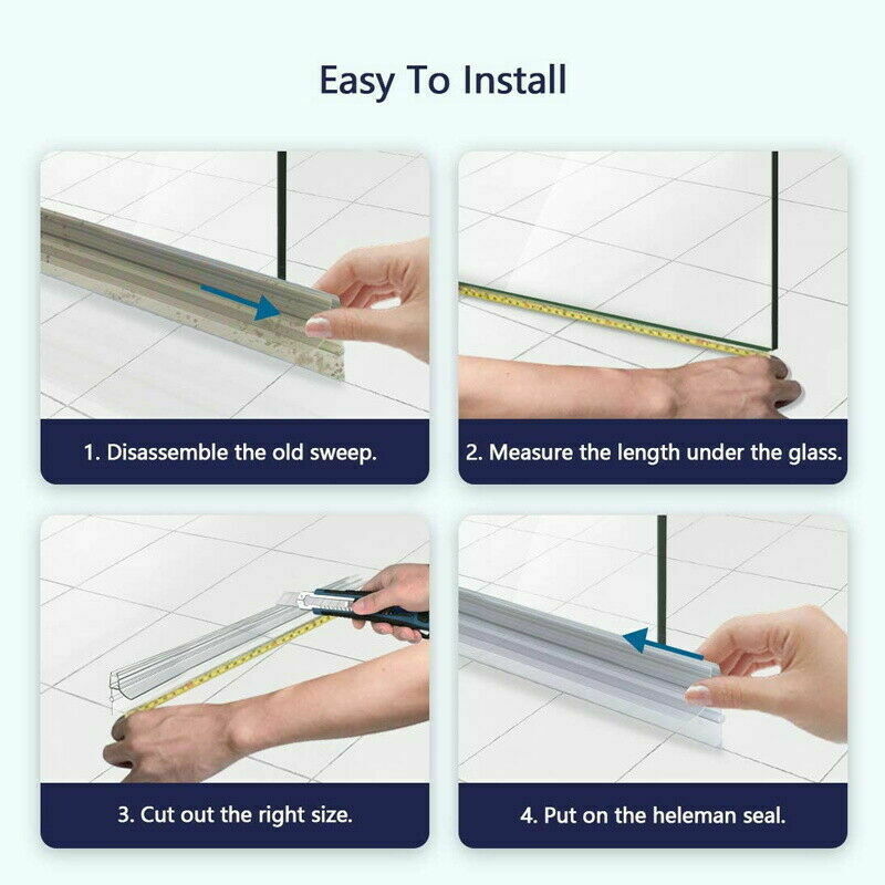 Nieuwe douche- en badkamerdeur - Shower Door Bottom Seal Strip Sweep recensie en prijs