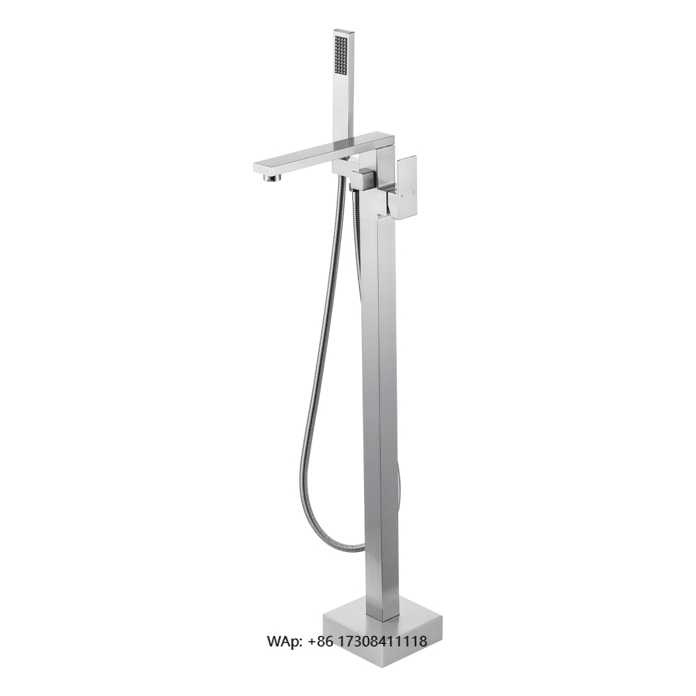 High Flow Tub Filler Kraan met - Freestanding Bathtub Filler Faucet Floor recensie en prijs