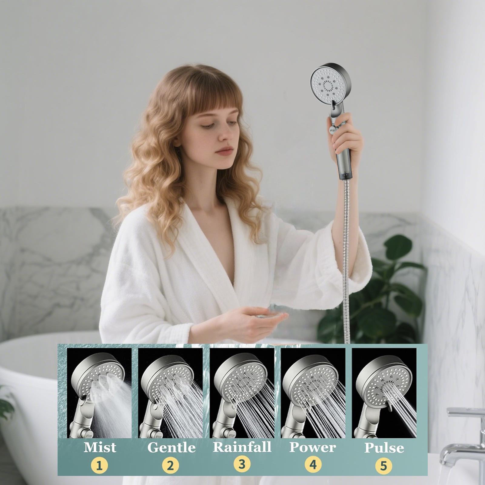 Nieuwe douchekop 5-modi gefilt - Handheld Shower Head High Pressure Filter recensie en prijs