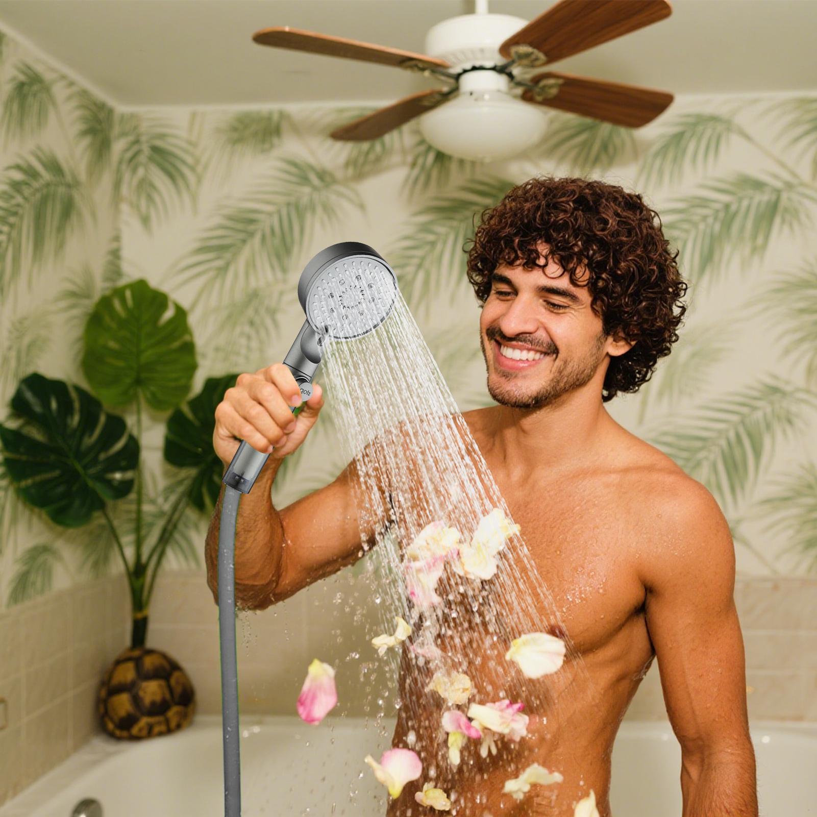 Nieuwe douchekop 5-modi gefilt - Handheld Shower Head High Pressure Filter recensie en prijs