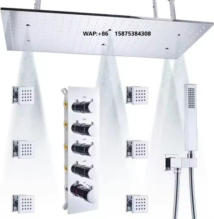 Luxe douchesysteem voor de bad - Rainfall Shower Head Ceiling Mount 16 Inch recensie en prijs