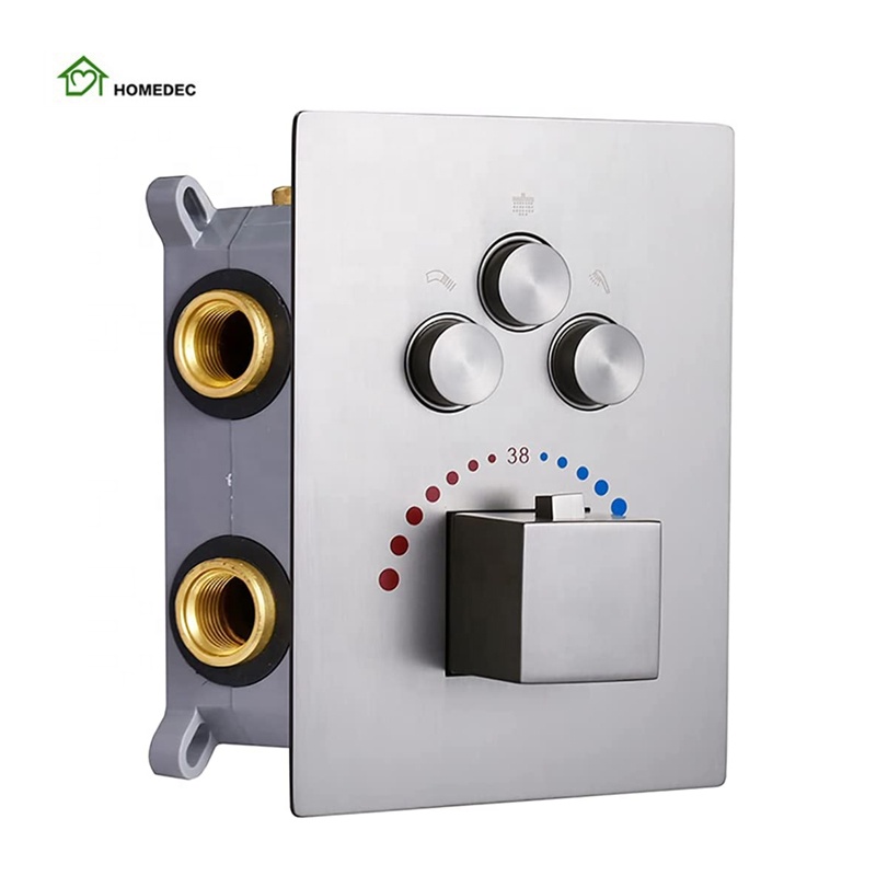 Badkamer Wandmontage Drukknop  - Thermostatic Shower Faucet Valve 3 Way recensie en prijs