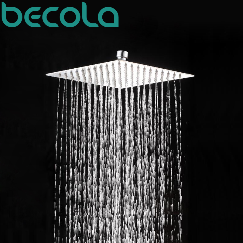 Becola 16Inch 40cmX40cm Vierka - Rainfall Shower Head Ceiling Mount 16 Inch recensie en prijs